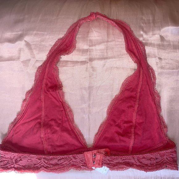 Tilly's Coral Lace Bralette - Picture 3 of 3
